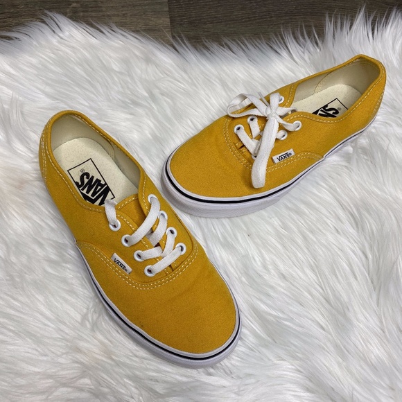 Vans Shoes - VANS Orche Mustard & White Low Top Lace Up Shoes